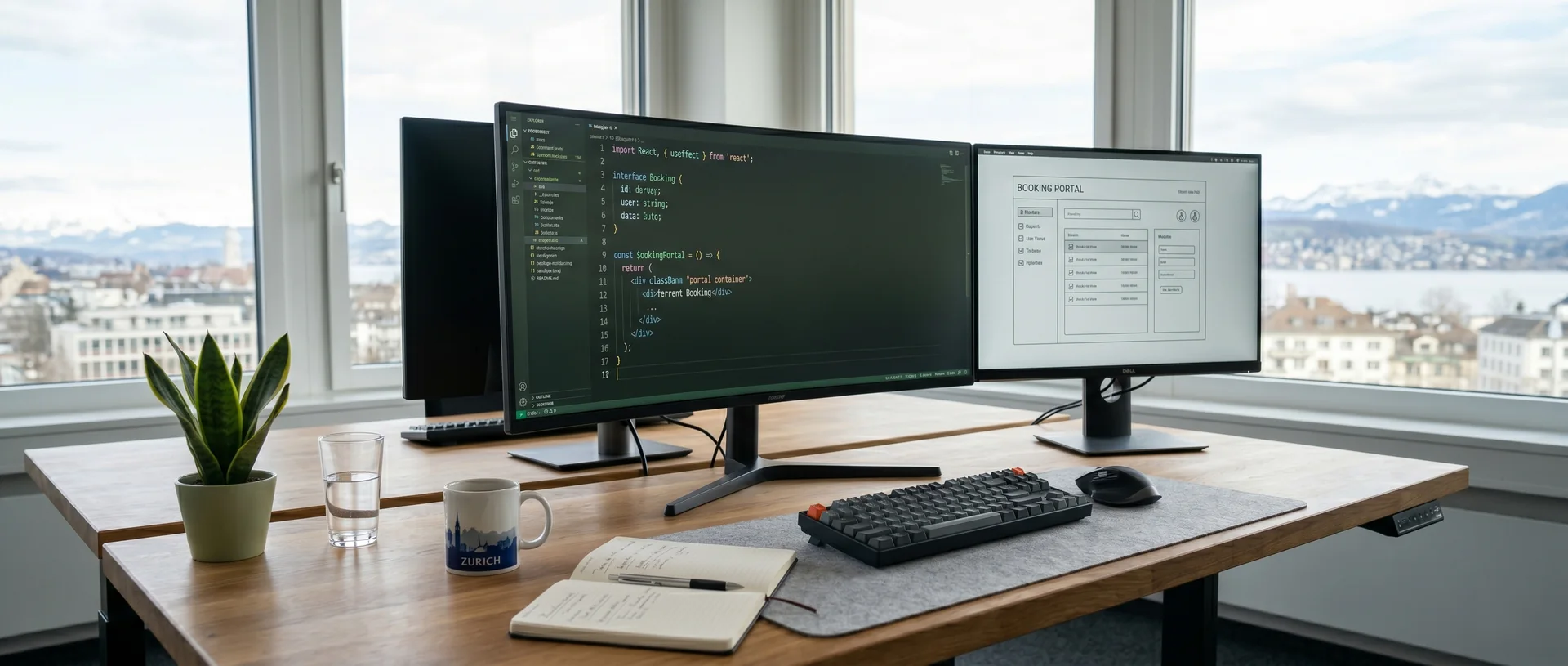 Marketing-Dashboard mit Kampagnen-Performance — Google und Social Ads für KMU