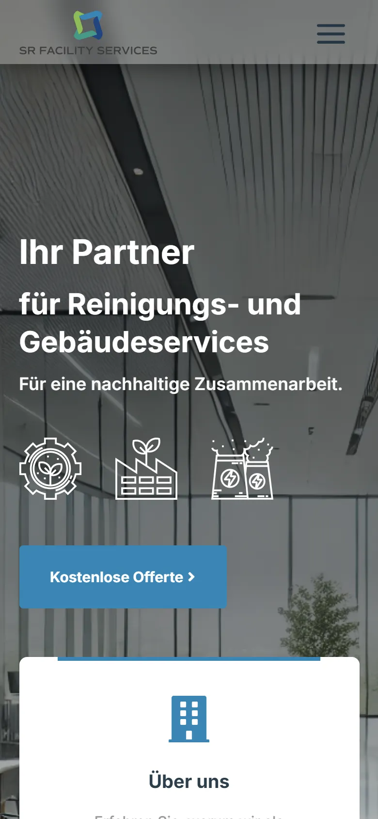 SRFS: Startseite auf dem Smartphone